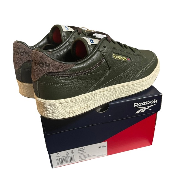 Reebok x Bodega Club C 85 forest leather sneaker  Size 8/8.5 - Picture 6 of 10